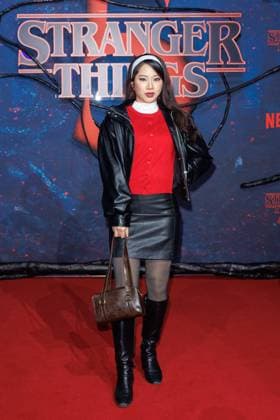 Fan event Stranger Things 5 daily dayena Diana at the Netflix Stranger Things season 5 fan event at Tempelhof Airport Hangar 7 on 18 11 2025 in Berlin Copyright: xEventpressxKochanx