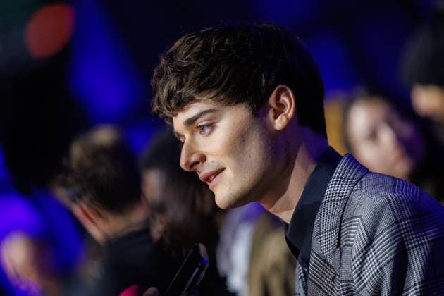 Fan event Stranger Things 5 Noah Schnapp at the Netflix Stranger Things season 5 fan event at Tempelhof Airport Hangar 7 on 18 11 2025 in Berlin Copyright: xEventpressxKochanx