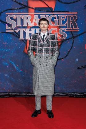 Fan Event Stranger Things 5 Finn Wolfhard at the Netflix Stranger Things Season 5 Fan Event at Tempelhof Airport Hangar 7 on 18 11 2025 in Berlin Copyright: xEventpressxKochanx