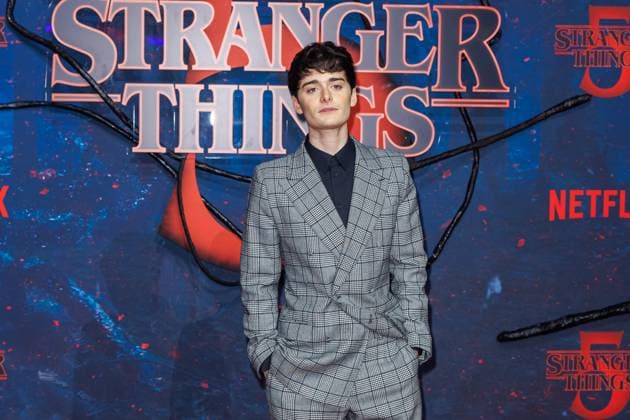 Fan event Stranger Things 5 Noah Schnapp at the Netflix Stranger Things season 5 fan event at Tempelhof Airport Hangar 7 on 18 11 2025 in Berlin Copyright: xEventpressxKochanx