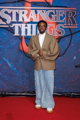 Fan event Stranger Things 5 Caleb McLaughlin at the Netflix Stranger Things season 5 fan event at Tempelhof Airport Hangar 7 on 18 11 2025 in Berlin Copyright: xEventpressxKochanx