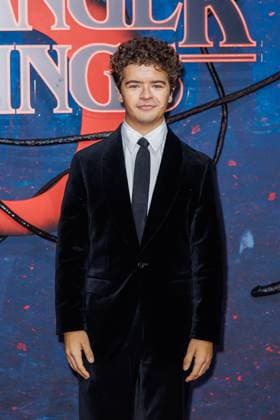 Fan Event Stranger Things 5 Gaten Matarazzo at the Netflix Stranger Things Season 5 Fan Event at Tempelhof Airport Hangar 7 on 18 11 2025 in Berlin Copyright: xEventpressxKochanx
