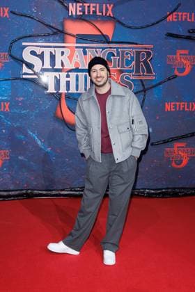 Fan event Stranger Things 5 Dominik Porschen at the Netflix Stranger Things season 5 fan event at Tempelhof Airport Hangar 7 on 18 11 2025 in Berlin Copyright: xEventpressxKochanx