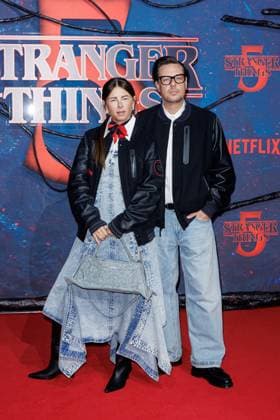 Fan Event Stranger Things 5 Balbina Monika Jagielska and Nicolas Hoefer at the Netflix Stranger Things Season 5 Fan Event at Tempelhof Airport Hangar 7 on 18 11 2025 in Berlin Copyright: xEventpressxKochanx