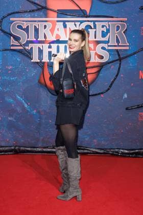 Stranger Things 5 fan event Rebecca Kunikowski at the Netflix Stranger Things season 5 fan event at Tempelhof Airport Hangar 7 on 18 11 2025 in Berlin Copyright: xEventpressxKochanx