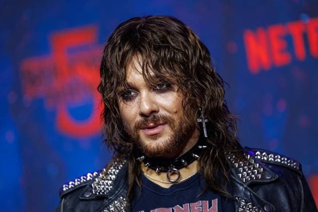 Stranger Things 5 fan event Riccardo Simonetti at the Netflix Stranger Things season 5 fan event at Tempelhof Airport Hangar 7 on 18 11 2025 in Berlin Copyright: xEventpressxKochanx
