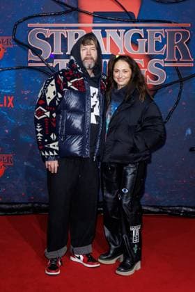 Stranger Things 5 fan event Rea Garvey and Josephine Garvey at the Netflix Stranger Things season 5 fan event at Tempelhof Airport Hangar 7 on 18 11 2025 in Berlin Copyright: xEventpressxKochanx