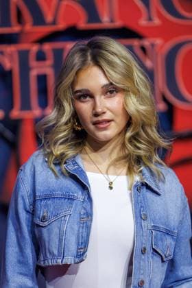 Fan Event Stranger Things 5 Lara Spengler at the Netflix Stranger Things Season 5 Fan Event at Tempelhof Airport Hangar 7 on 18 11 2025 in Berlin Copyright: xEventpressxKochanx