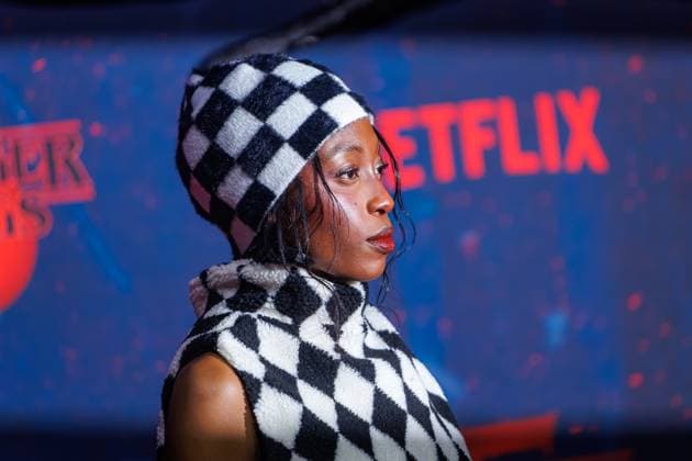 Fan Event Stranger Things 5 Toni Dreher Adenuga at the Netflix Stranger Things Season 5 Fan Event at Tempelhof Airport Hangar 7 on 18 11 2025 in Berlin Copyright: xEventpressxKochanx