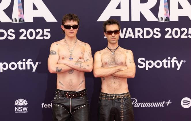 ARIA AWARDS 2025, 2charm during the the 2025 ARIA Awards at Hordern Pavilion in Sydney, Wednesday, November 19, 2025. ( NO ARCHIVING SYDNEY NEW SOUTH WALES AUSTRALIA  Copyright: xSITTHIXAYxDITTHAVONGx 20251119110126423151