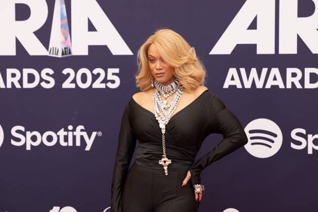 ARIA AWARDS 2025, Tyra Banks during the the 2025 ARIA Awards at Hordern Pavilion in Sydney, Wednesday, November 19, 2025. ( NO ARCHIVING SYDNEY NEW SOUTH WALES AUSTRALIA  Copyright: xSITTHIXAYxDITTHAVONGx 20251119180392559437