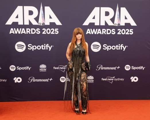 ARIA AWARDS 2025, Ninajirachi during the the 2025 ARIA Awards at Hordern Pavilion in Sydney, Wednesday, November 19, 2025. ( NO ARCHIVING SYDNEY NEW SOUTH WALES AUSTRALIA  Copyright: xSITTHIXAYxDITTHAVONGx 20251119174449174721
