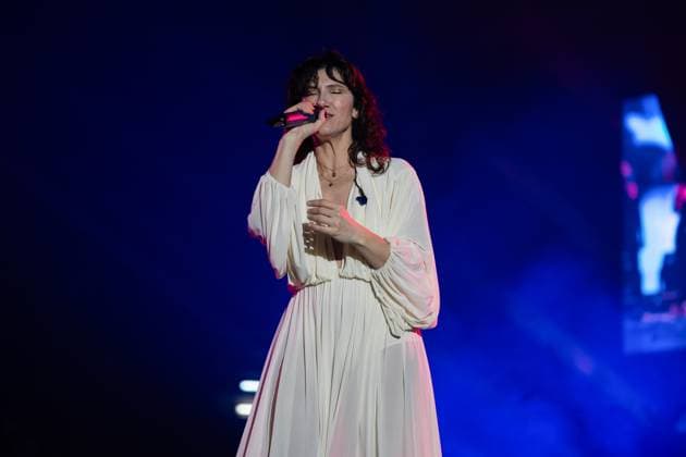 November 18, 2025, Eboli, Italy: Elisa Toffoli aka Elisa performs live at Palasele duirng the Palasport Live 2025 Tour. Eboli Italy - ZUMAs197 20251118_aaa_s197_352 Copyright: xAndreaxGulx