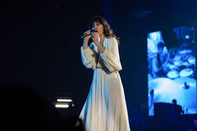 November 18, 2025, Eboli, Italy: Elisa Toffoli aka Elisa performs live at Palasele duirng the Palasport Live 2025 Tour. Eboli Italy - ZUMAs197 20251118_aaa_s197_393 Copyright: xAndreaxGulx