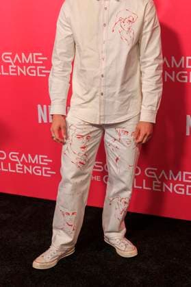 November 18, 2025, Hollywood, California, USA: Joel Kim Booster on the red carpet of the Netflix Squid Game: The Challenge Finale on Tuesday, November 18, 2025 at the Egyptian Theatre in Hollywood, California. JAVIER ROJAS PI Hollywood USA - ZUMAp124 20251118_zaa_p124_040 Copyright: xJavierxRojasx