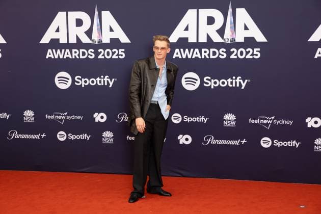 ARIA AWARDS 2025, Cody Simpson during the the 2025 ARIA Awards at Hordern Pavilion in Sydney, Wednesday, November 19, 2025. ( NO ARCHIVING SYDNEY NEW SOUTH WALES AUSTRALIA  Copyright: xSITTHIXAYxDITTHAVONGx 20251119171124234117