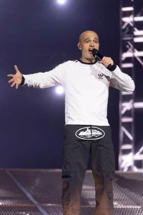 Five perform at Co-Op Live Sean Conlon of Boyband Five (5ive) performs as part of their Keep On Movin Tour at Co-Op Live, Manchester, England, 18th November 2025, Credit:Mike Gray Avalon  Copyright: xMikexGrayx xAvalonx 1053196315