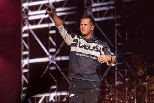 Five perform at Co-Op Live Ritchie Neville of Boyband Five (5ive) performs as part of their Keep On Movin Tour at Co-Op Live, Manchester, England, 18th November 2025, Credit:Mike Gray Avalon  Copyright: xMikexGrayx xAvalonx 1053196364