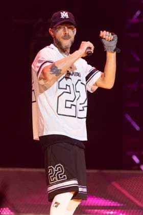 Five perform at Co-Op Live Abz Love of Boyband Five (5ive) performs as part of their Keep On Movin Tour at Co-Op Live, Manchester, England, 18th November 2025, Credit:Mike Gray Avalon  Copyright: xMikexGrayx xAvalonx 1053196570