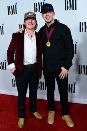 18 November 2025 - Nashville, Tennessee - Austin Williams, Chase Matthew. 2025 BMI Country Awards held at BMI Music Row. Nashville USA - ZUMAa123 20251118_zaa_a123_175 Copyright: xDara-MichellexFarrx