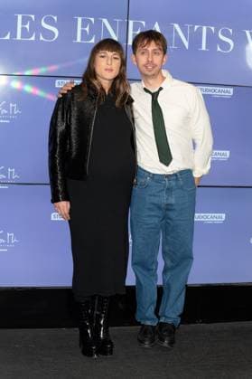 Les Enfants Vont Bien Premiere - Paris Nathan Ambrosioni and Juliette Armanet attending to the premiere of ‘Les enfants vont bien’ held at UGC Les Halles cinema, in Paris, France on November 18, 2025. Photo by Mireille Ampilhac ABACAPRESS.COM Paris France  Copyright: xAmpilhacxMireille ABACAx