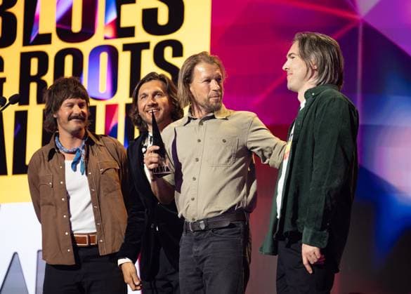 ARIA AWARDS 2025, The Teskey Brothers during the the 2025 ARIA Awards at Hordern Pavilion in Sydney, Wednesday, November 19, 2025. ( NO ARCHIVING SYDNEY NEW SOUTH WALES AUSTRALIA  Copyright: xSITTHIXAYxDITTHAVONGx 20251119121425303087