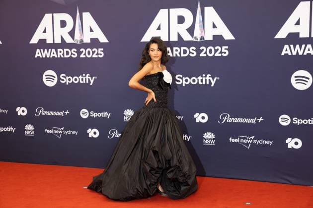 ARIA AWARDS 2025, Olivia Dean during the the 2025 ARIA Awards at Hordern Pavilion in Sydney, Wednesday, November 19, 2025. ( NO ARCHIVING SYDNEY NEW SOUTH WALES AUSTRALIA  Copyright: xSITTHIXAYxDITTHAVONGx 20251119131662017406