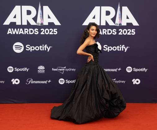 ARIA AWARDS 2025, Olivia Dean during the the 2025 ARIA Awards at Hordern Pavilion in Sydney, Wednesday, November 19, 2025. ( NO ARCHIVING SYDNEY NEW SOUTH WALES AUSTRALIA  Copyright: xSITTHIXAYxDITTHAVONGx 20251119143793222000