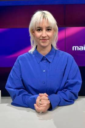 Victoria Reichelt on the ARD talk show maischberger in Studio Berlin Adlershof Berlin, 18 11 2025 Foto:xM.xBehrensx xFuturexImagex maischberger1811_5115