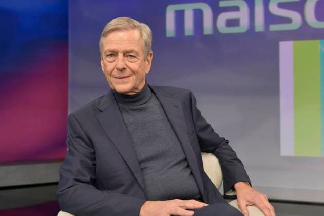 Claus Kleber on the ARD talk show maischberger in Studio Berlin Adlershof Berlin, 18 11 2025 Foto:xM.xBehrensx xFuturexImagex maischberger1811_5119