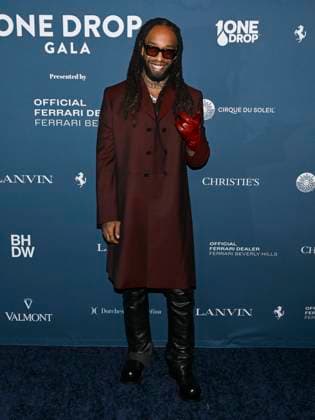 November 18, 2025, Los Angeles, California, USA: Ty Dolla , aka, Tyrone William Griffin Jr., 43, attends the 2025 One Drop Gala Los Angeles. Los Angeles USA - ZUMAb173 20251118_aap_b173_025 Copyright: xBillyxBennightx