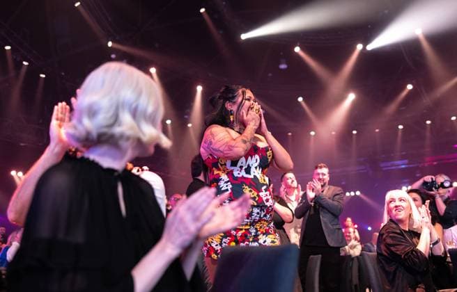 ARIA AWARDS 2025, Barkaa during the the 2025 ARIA Awards at Hordern Pavilion in Sydney, Wednesday, November 19, 2025. ( NO ARCHIVING SYDNEY NEW SOUTH WALES AUSTRALIA  Copyright: xSITTHIXAYxDITTHAVONGx 20251119127086654057