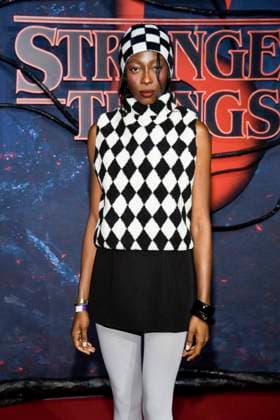 abb Toni Dreher Adenuga as a guest on the red carpet at the big fan event with screening of the Netflix series STRANGER THINGS 5 at Tempelhof Airport on 18 11 2025 in Berlin Berlin Germany