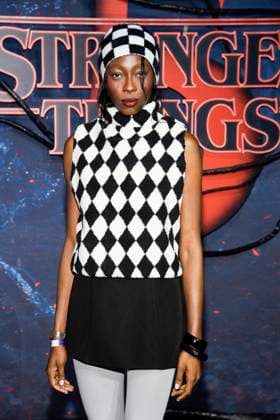 abb Toni Dreher Adenuga as a guest on the red carpet at the big fan event with screening of the Netflix series STRANGER THINGS 5 at Tempelhof Airport on 18 11 2025 in Berlin Berlin Germany