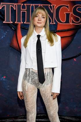 abb Anna Engelsschall as a guest on the red carpet at the big fan event with screening of the Netflix series STRANGER THINGS 5 at Tempelhof Airport on 18 11 2025 in Berlin Berlin Germany
