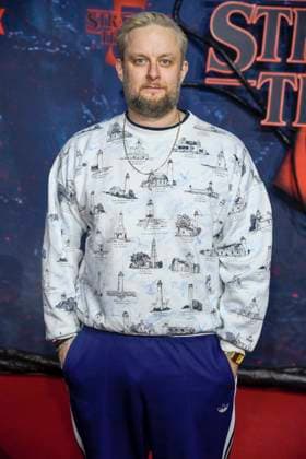 abb Anton Fatoni Schneider as a guest on the red carpet at the big fan event with screening of the Netflix series STRANGER THINGS 5 at Tempelhof Airport on 18 11 2025 in Berlin Berlin Germany