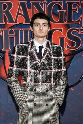 abb Finn Wolfhard as a guest on the red carpet at the big fan event with screening of the Netflix series STRANGER THINGS 5 at Tempelhof Airport on 18 11 2025 in Berlin Berlin Germany
