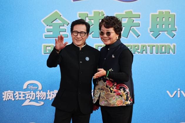SHANGHAI, CHINA - NOVEMBER 18: Actor Ke Huy Quan arrives at the red carpet for Zootopia 2 global celebration at Shanghai Disneyland on November 18, 2025 in Shanghai, China.  Copyright: xVCGx 111604674468