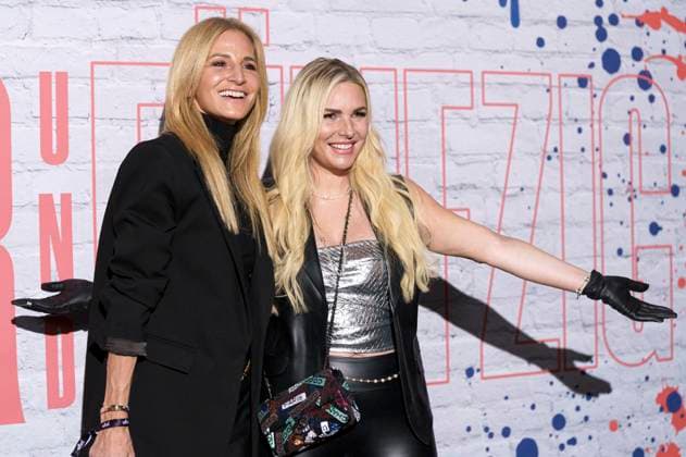 Sandra Abt and Alessandra Geissel at the screening of the Joyn series Frier and Fünfzig Am Ende meiner Tage in the Astor Film Lounge at Arri Munich, 18 11 2025 Foto:xN.xKolinzx xFuturexImagex frier_5125