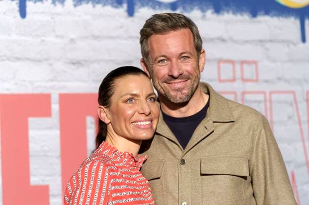 Julia Hartmann and Jan Hartmann at the screening of the Joyn series Frier and Fünfzig Am Ende meiner Tage in the Astor Film Lounge at Arri Munich, 18 11 2025 Foto:xN.xKolinzx xFuturexImagex frier_5147
