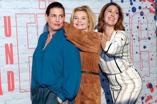 Elena Uhlig, Annette Frier and Madita van Hülsen at the screening of the Joyn series Frier and Fünfzig Am Ende meiner Tage in the Astor Film Lounge at Arri Munich, 18 11 2025 Foto:xN.xKolinzx xFuturexImagex frier_5170