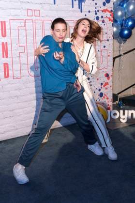 Elena Uhlig and Madita van Hülsen at the screening of the Joyn series Frier and Fünfzig Am Ende meiner Tage in the Astor Film Lounge at Arri Munich, 18 11 2025 Foto:xN.xKolinzx xFuturexImagex frier_5174