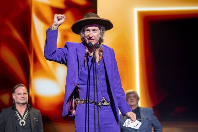 ARIA AWARDS 2025, You Am I frontman Tim Rogers during the 2025 ARIA Awards at Hordern Pavilion in Sydney, Wednesday, November 19, 2025. ( NO ARCHIVING SYDNEY NEW SOUTH WALES AUSTRALIA  Copyright: xSITTHIXAYxDITTHAVONGx 20251119168872238967