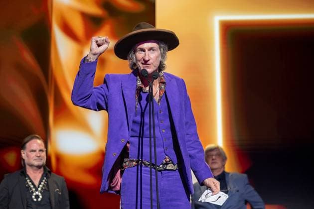 ARIA AWARDS 2025, You Am I frontman Tim Rogers during the 2025 ARIA Awards at Hordern Pavilion in Sydney, Wednesday, November 19, 2025. ( NO ARCHIVING SYDNEY NEW SOUTH WALES AUSTRALIA  Copyright: xSITTHIXAYxDITTHAVONGx 20251119190237638610