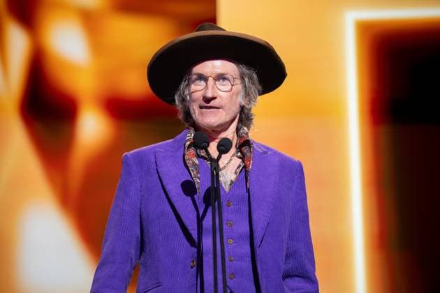 ARIA AWARDS 2025, You Am I frontman Tim Rogers during the 2025 ARIA Awards at Hordern Pavilion in Sydney, Wednesday, November 19, 2025. ( NO ARCHIVING SYDNEY NEW SOUTH WALES AUSTRALIA  Copyright: xSITTHIXAYxDITTHAVONGx 20251119195350586118