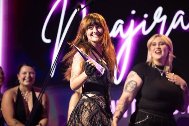 ARIA AWARDS 2025, Ninajirachi during the 2025 ARIA Awards at Hordern Pavilion in Sydney, Wednesday, November 19, 2025. ( NO ARCHIVING SYDNEY NEW SOUTH WALES AUSTRALIA  Copyright: xSITTHIXAYxDITTHAVONGx 20251119134767955148