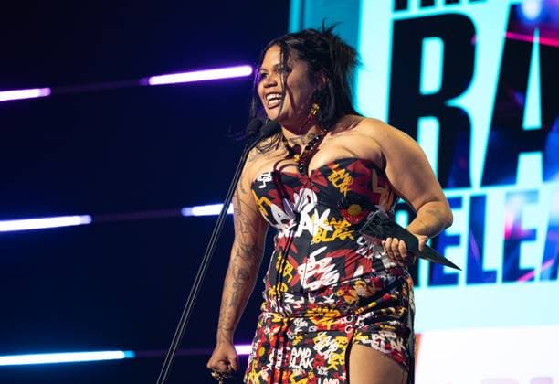 ARIA AWARDS 2025, Barkaa during the 2025 ARIA Awards at Hordern Pavilion in Sydney, Wednesday, November 19, 2025. ( NO ARCHIVING SYDNEY NEW SOUTH WALES AUSTRALIA  Copyright: xSITTHIXAYxDITTHAVONGx 20251119137581304979