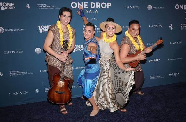 One Drop Gala 2025 at the Audrey Irmas Pavilion Featuring: Cirque Du Soleil Where: Los Angeles, California, United States When: 18 Nov 2025 Credit: Faye s Vision Cover Images EDITORIAL USE ONLY. NOT FOR USE BY NEWSPAPERS BASED IN THE UK. Copyright: xx coverimg55277983