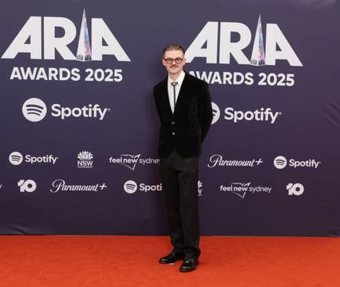 ARIA AWARDS 2025, Dom Dolla during the 2025 ARIA Awards at Hordern Pavilion in Sydney, Wednesday, November 19, 2025. ( NO ARCHIVING SYDNEY NEW SOUTH WALES AUSTRALIA  Copyright: xSITTHIXAYxDITTHAVONGx 20251119128163050615