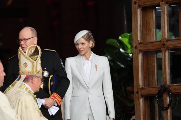 FÃªte nationale Monaco NO TABLOIDS WEB & PRINT, BILDZEITUNG OUT, BILD.DE OUT, NO DAILY MAIL, NO DAILY MAIL GROUP, NO VOICI, NO CLOSER, NO PUBLIC FÃªte nationale MonÃ gasque jour fÃ riÃ emblÃ matique qui honore le prince Albert et l™indÃ pendance de la PrincipautÃ Monaco, le 19 Novembre 2025 Charlene Wittstock,Charlene De Monaco Monaco National Day, an emblematic public holiday that honors Prince Albert and the independence of the Principality Monaco, 19 November 2025 Albert II of Monaco  Copyright: xFabricexChasseryx